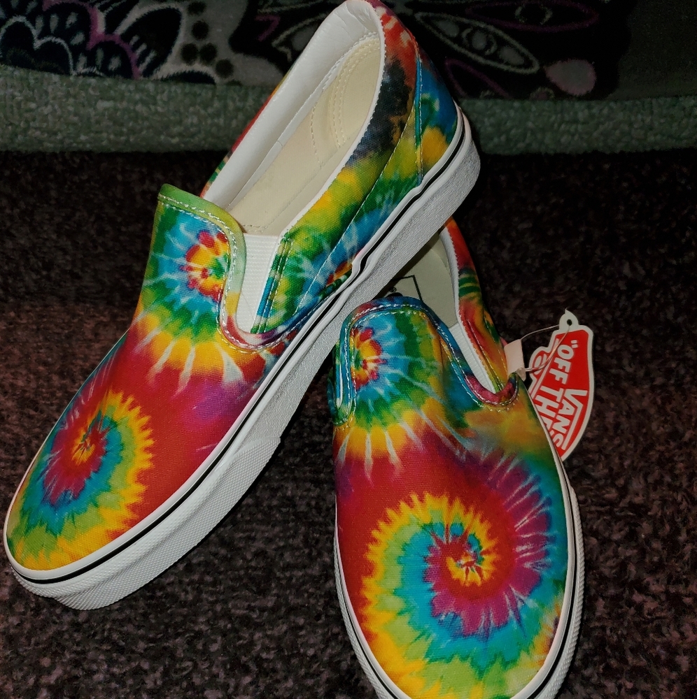 Vans old school tie die